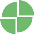 green pie chart