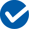 dark blue checkmark